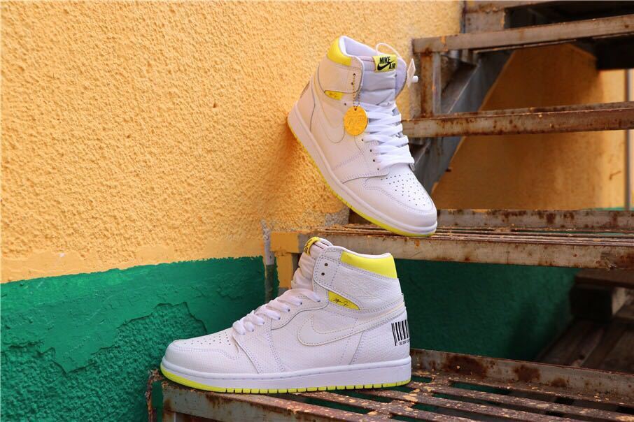 Nike Air Jordan 1 First Class Flight High-Cut Sneakers - product image from the listing.