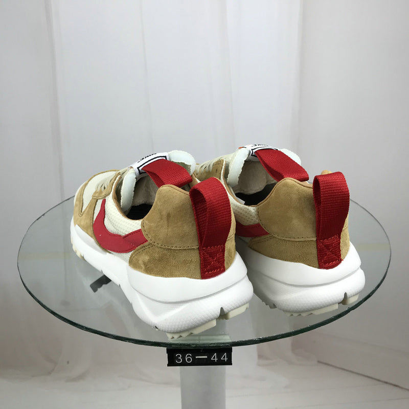 NikeCraft Mars Yard TS 2.0 Sneakers in Tan, in Red and White - product image from the listing.