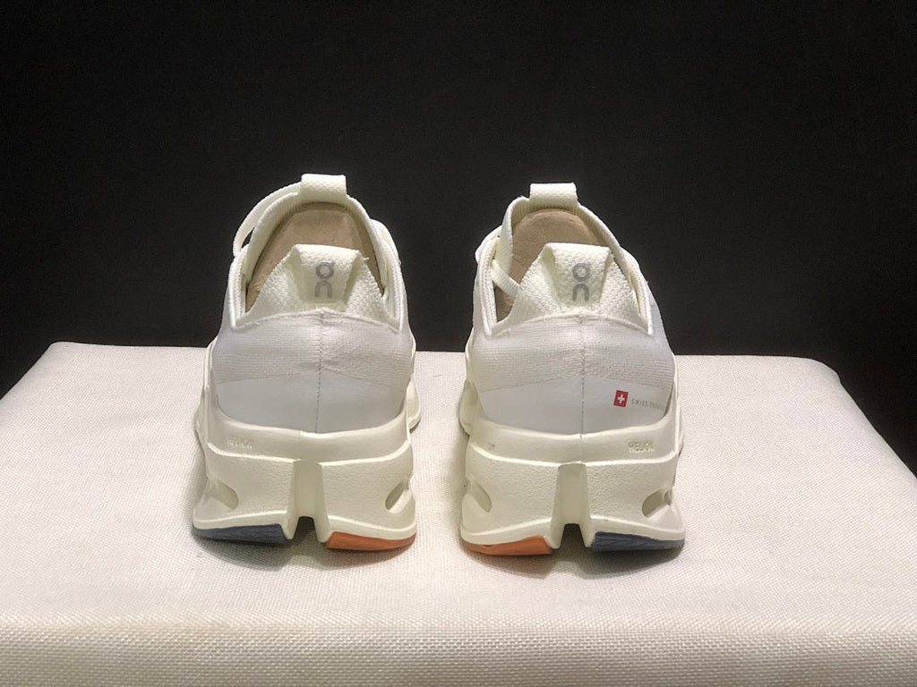 On Cloudsurfer Max Ivory Steel Running Shoes in Grey - product image from the listing.