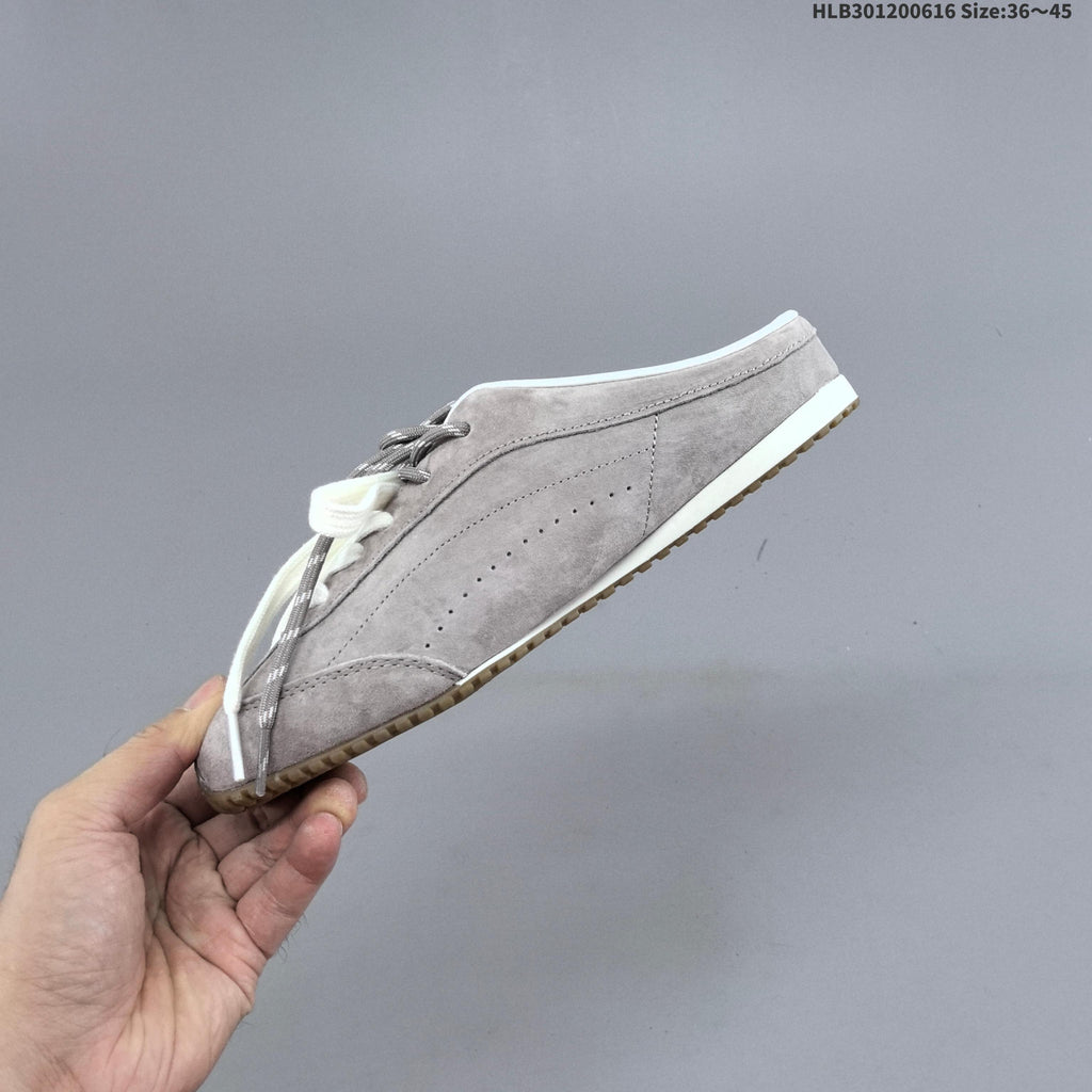 Taupe Alo Yoga Sunset Sneaker Mule - product image from the listing.