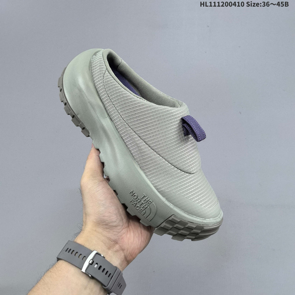 The North Face W Never Stop Mule Slip-On Shoes, Sage in Green - product image from the listing.