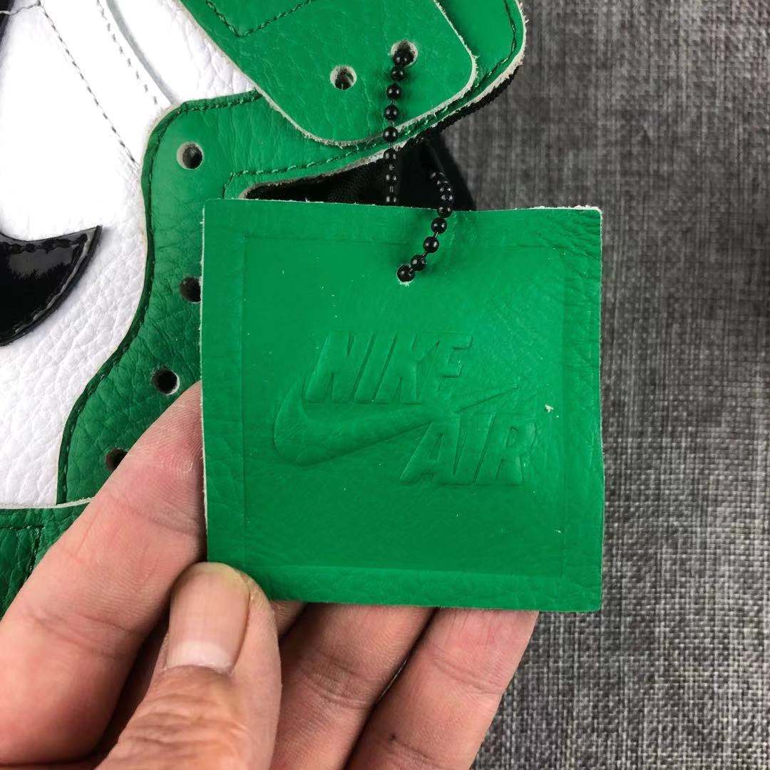 Air Jordan 1 Lucky Green High-Top Sneakers - product image from the listing.