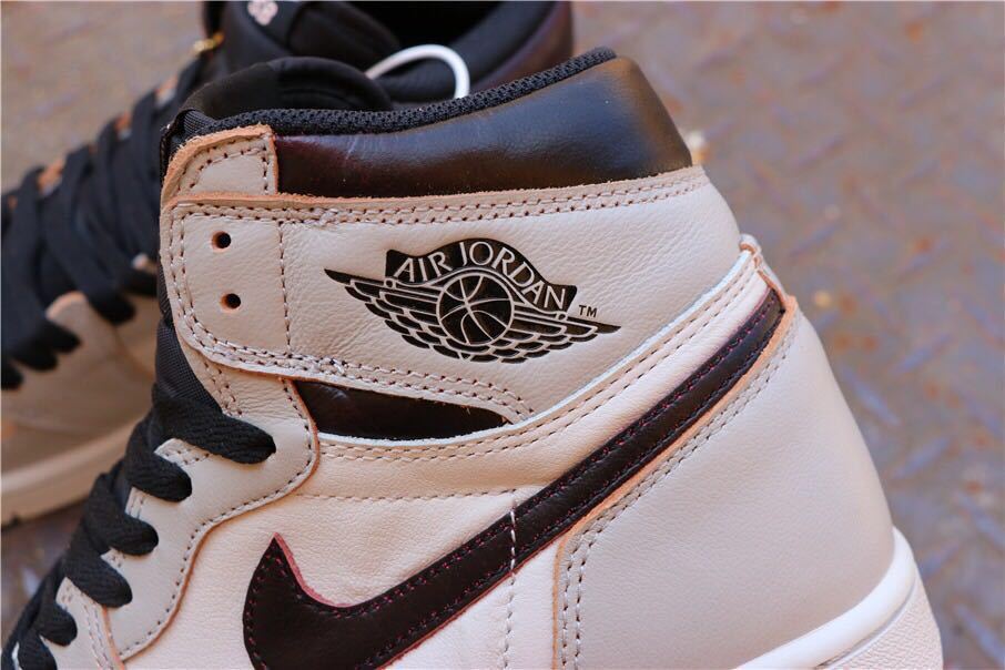 Nike SB x Air Jordan 1 Retro High OG Sneakers in Light Bone - product image from the listing.