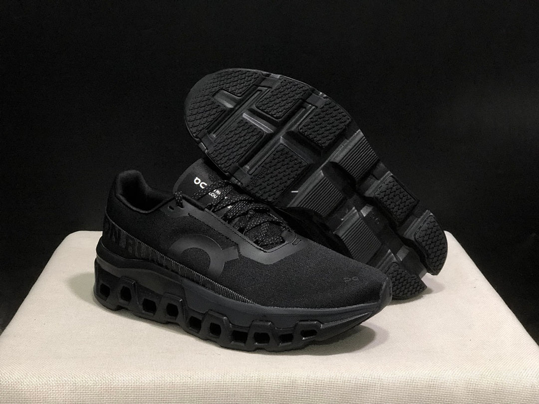 On Cloudmonster 2 Running Shoes in Black - product image from the listing.
