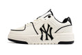 White and Black MLB New York Yankees Low-Top Sneakers - product image from the listing.