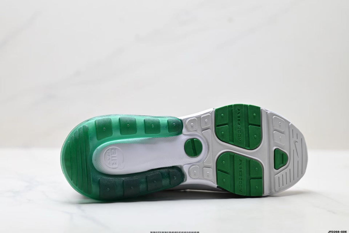 Nike Air Max Scorpion Sneakers in White and Green JFD28-GDE - product image from the listing.
