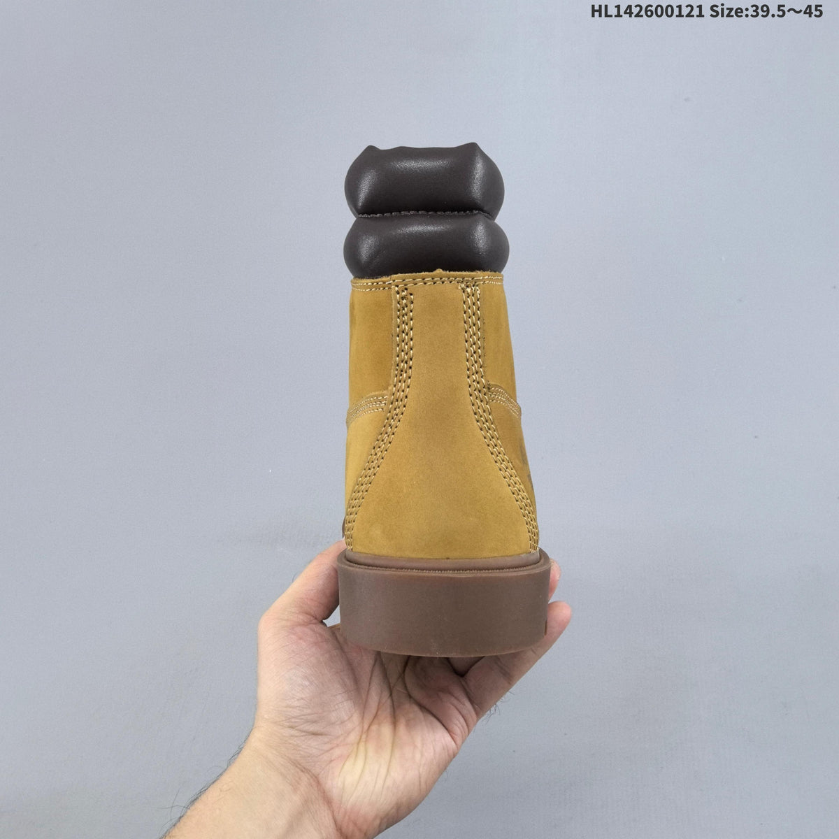 Yellow Mid-Top Lace-Up Boots by Timberland - product image from the listing.