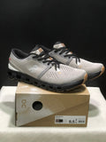 On Cloud X 4 Sneakers in Fog and in Black - product image from the listing.