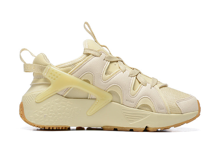 Nike Air Huarache Run Sneakers in Cream and Gum - product image from the listing.