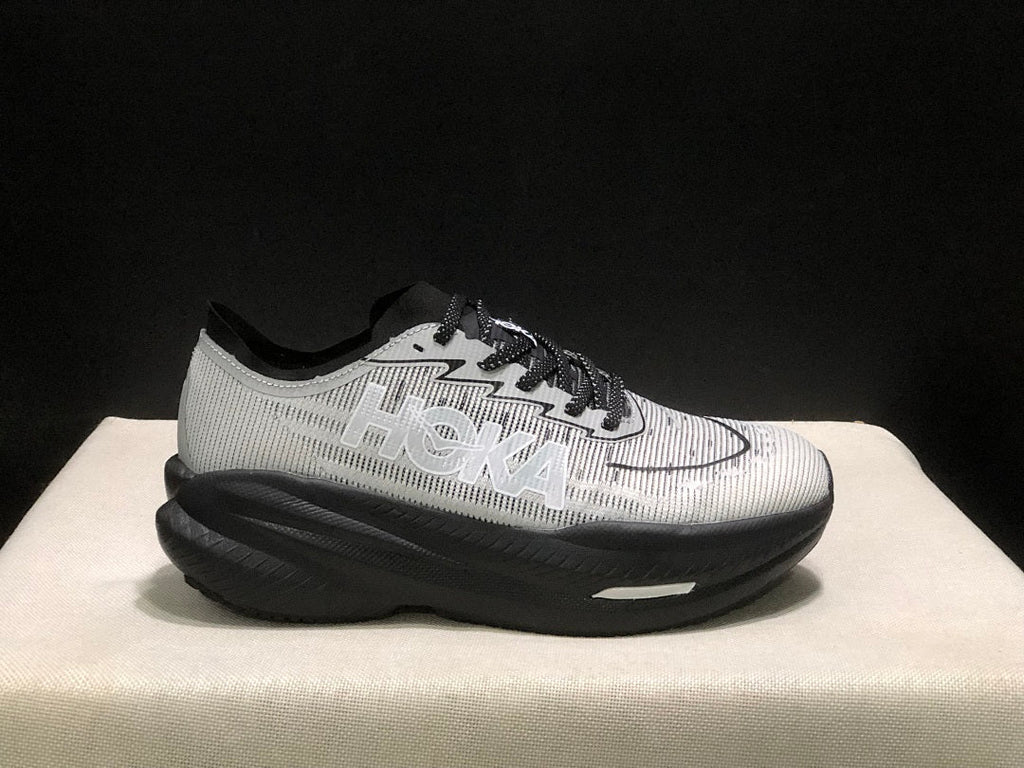 White and Black HOKA Mach X 2 Running Shoes - product image from the listing.