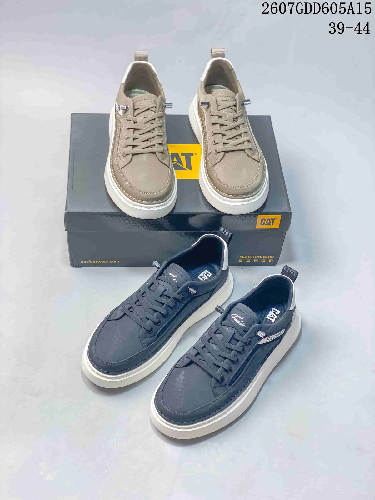 Taupe and Charcoal CAT 2607GDD605A15 Casual Sneakers - product image from the listing.