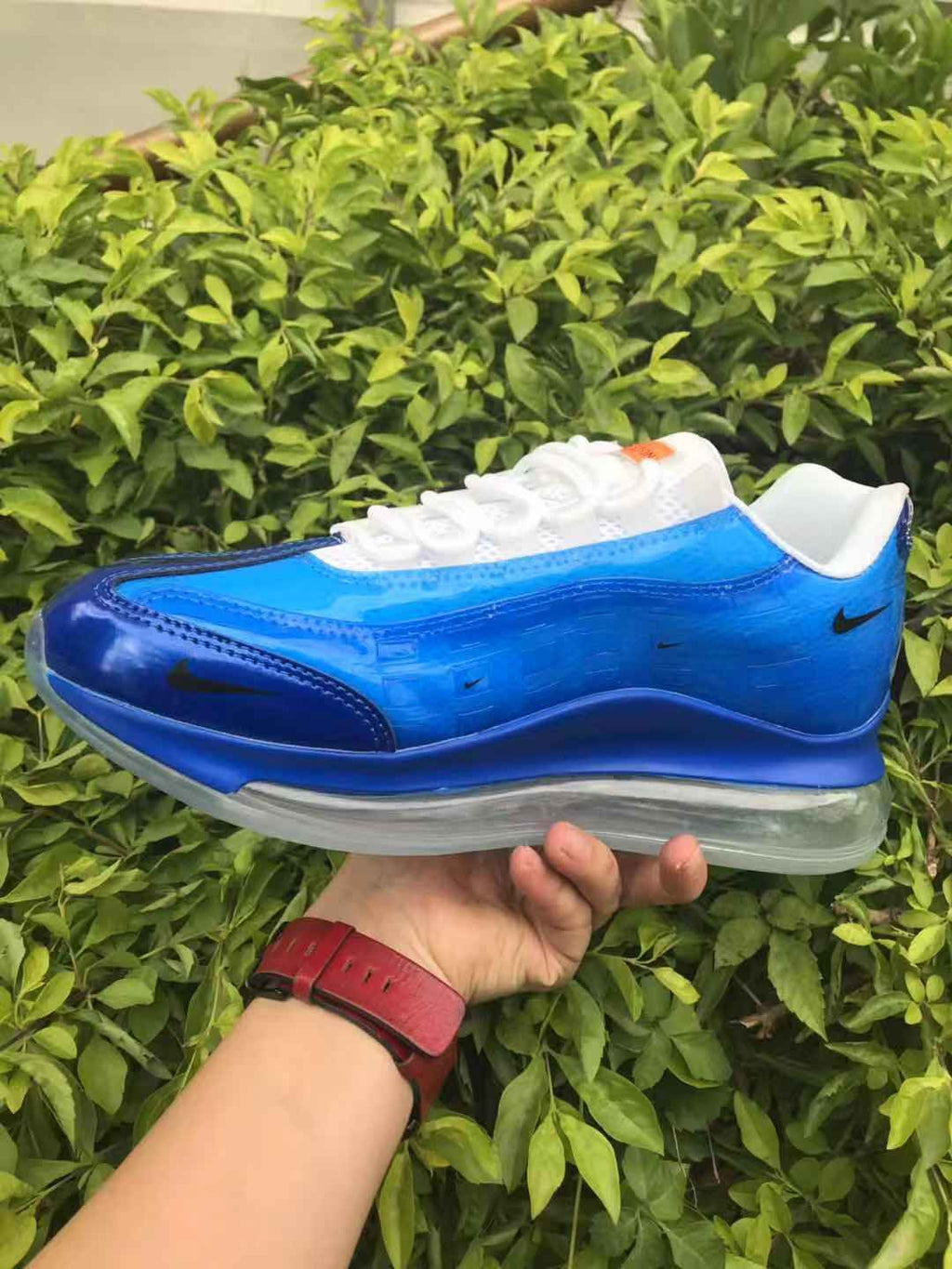 Nike Air Max 720 Sneakers in Blue and White - product image from the listing.