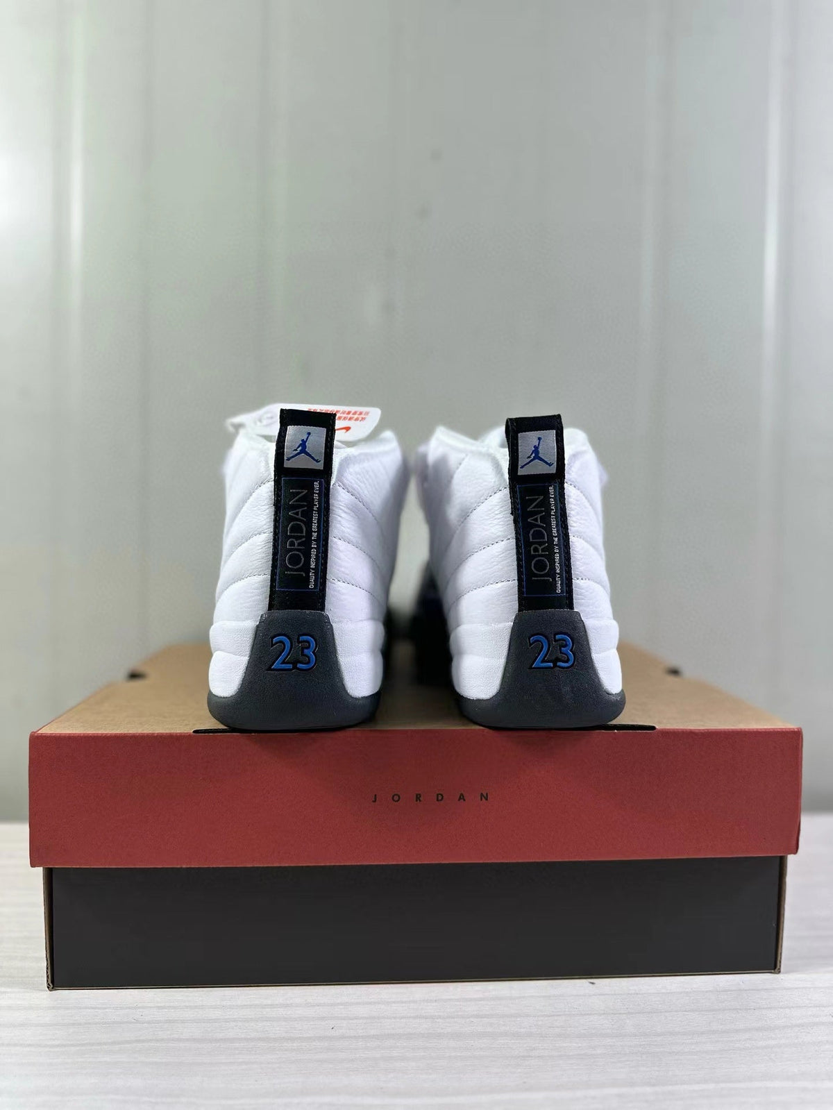 Air Jordan 12 Retro White Black Game in Royal CT8013-140 - product image from the listing.