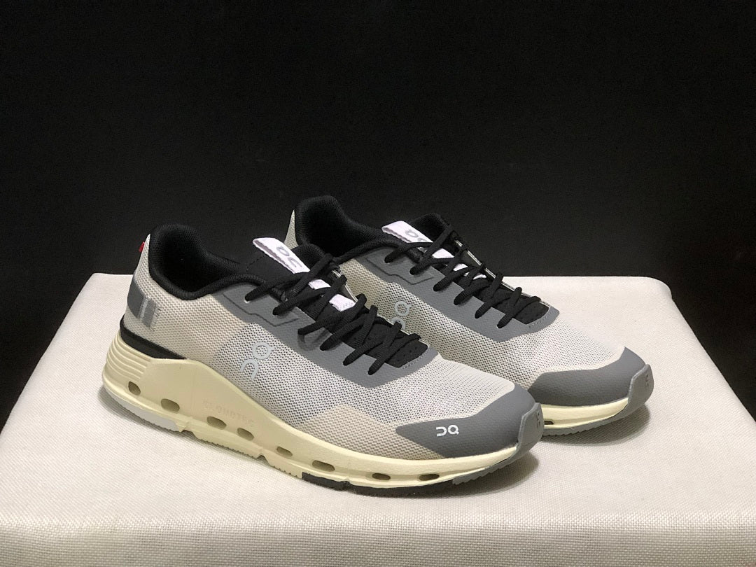 Pearl and Black On Cloudnova Form 2 Sneakers - product image from the listing.