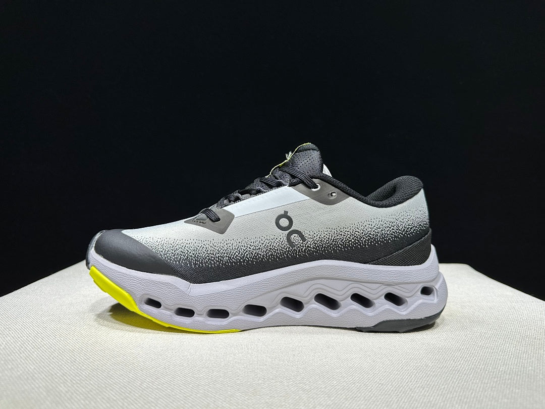 On Cloudsurfer Trail 2 WP Trail Running Shoes in Black Grey - product image from the listing.