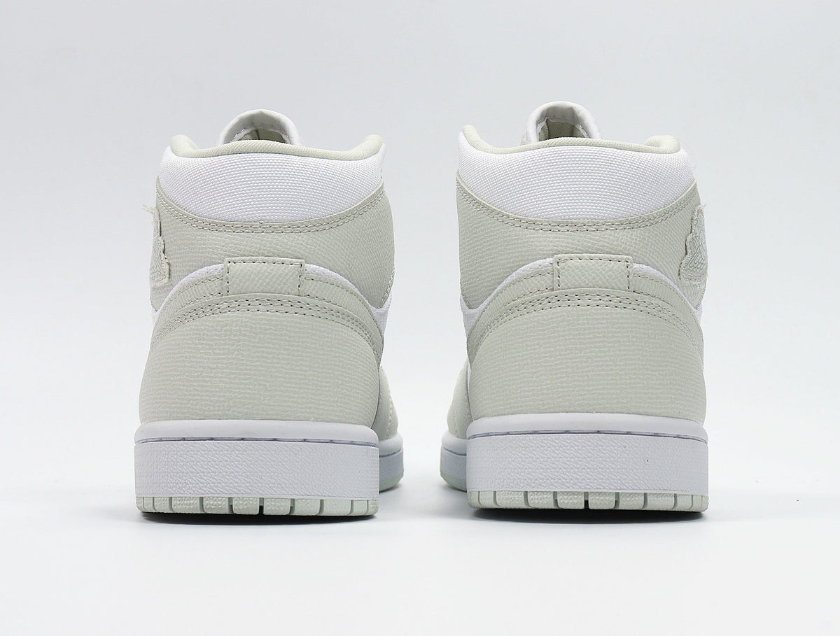 Nike Air Jordan 1 Mid Sneakers in White Grey CV5280-103 - product image from the listing.