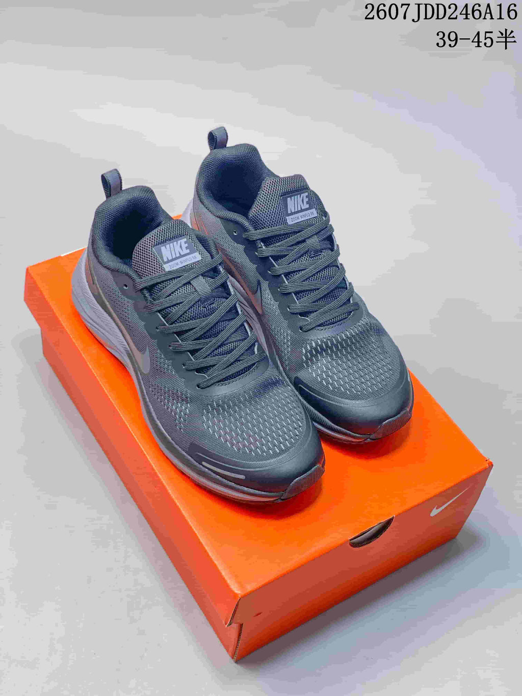 Nike Zoom Pegasus 9X Running Sneakers in Dark Gray CZ6720-001 - product image from the listing.