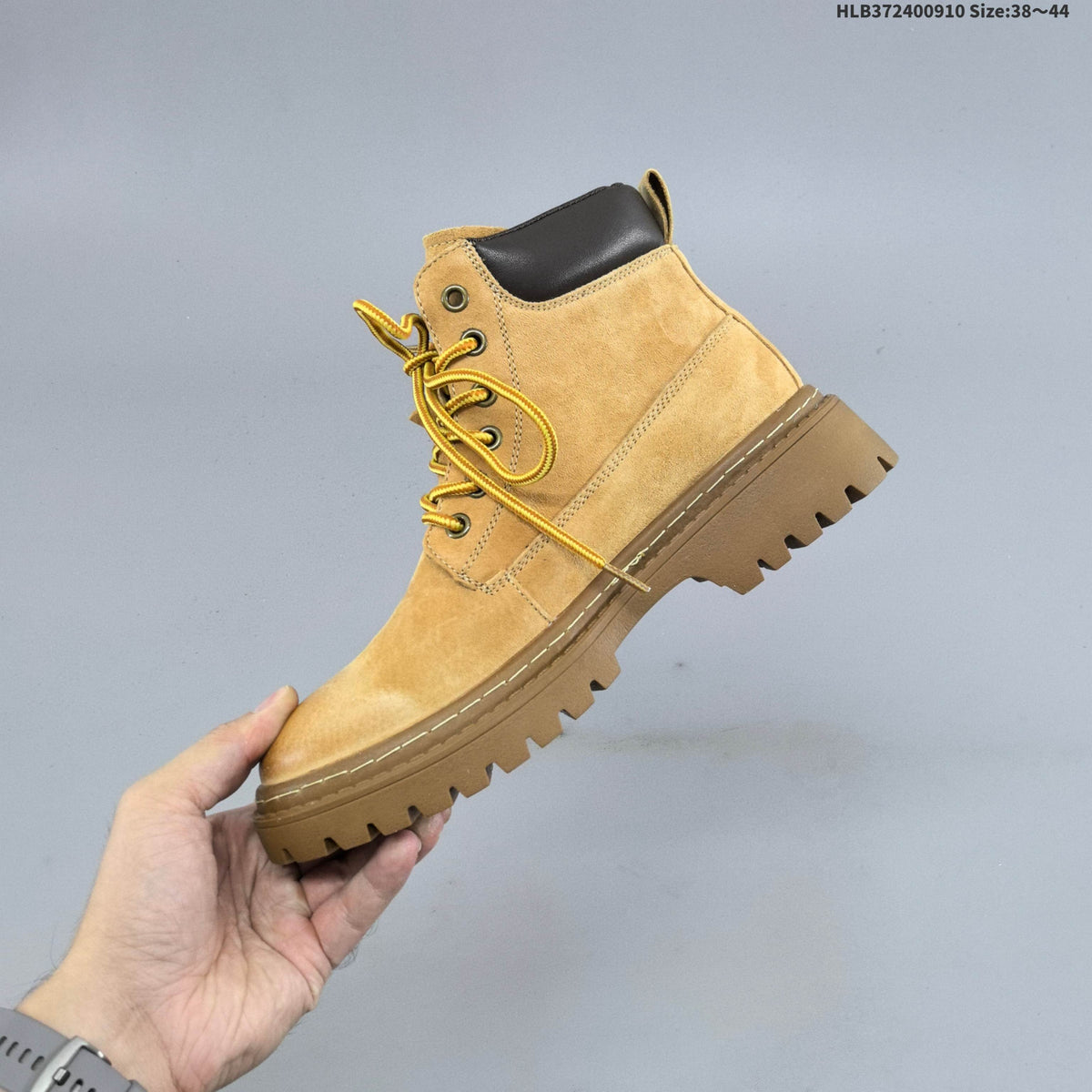 Timberland Mid-Top Lace-Up Boots in Wheat and in Taupe - product image from the listing.