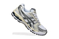 ASICS GEL-Kayano 14 Sneakers in White Silver Black - product image from the listing.