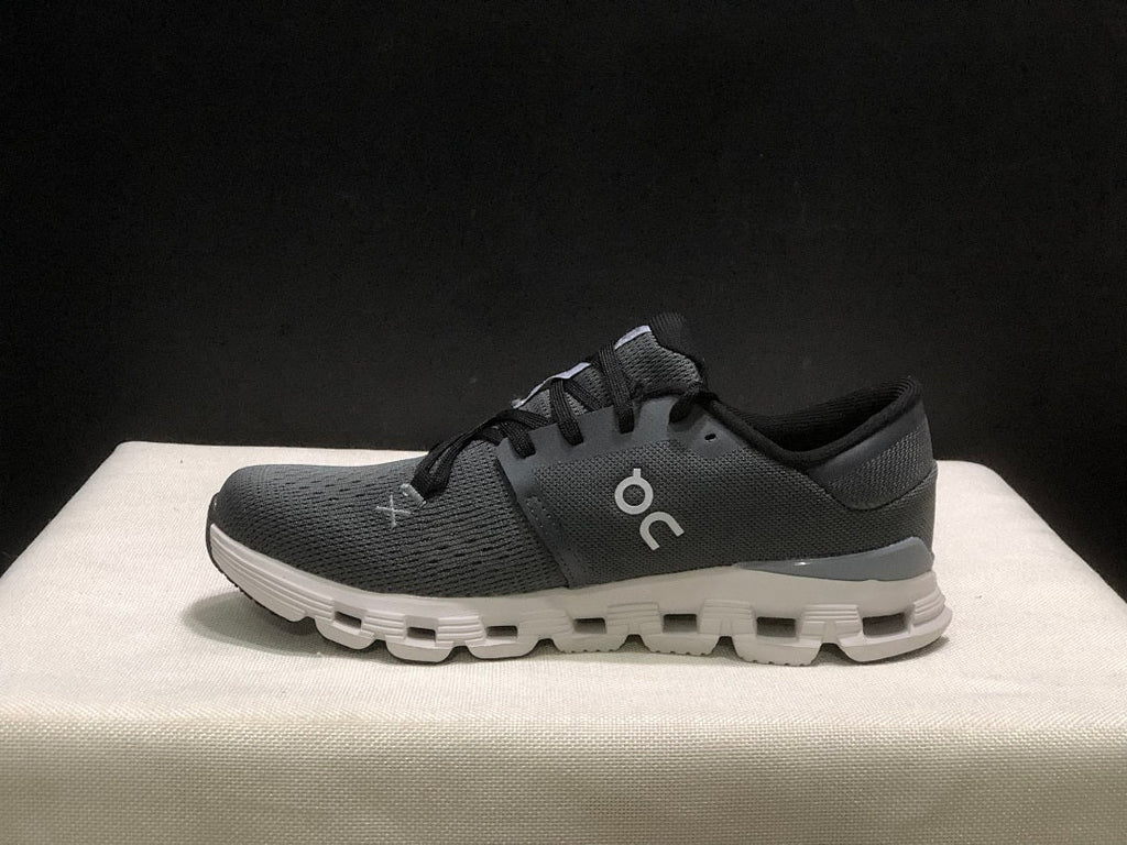Black and Dark Grey On Cloud X 4 Sneakers - product image from the listing.