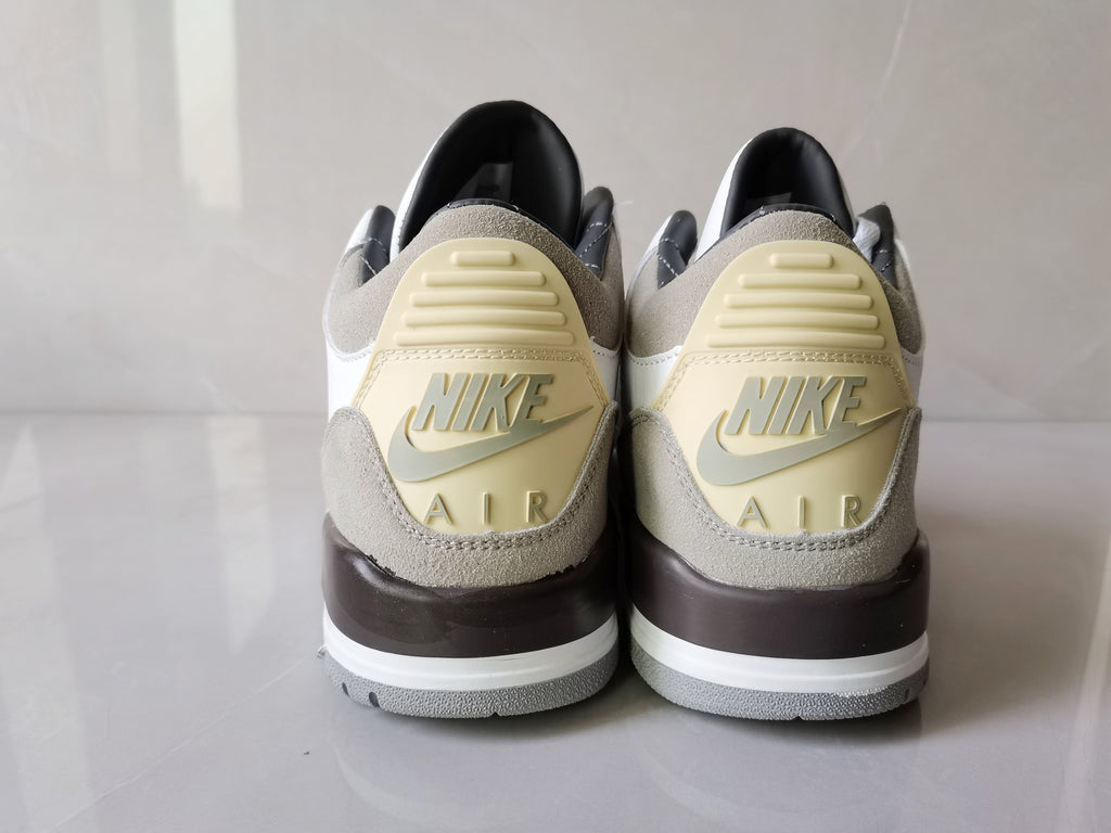 Sail and Grey Air Jordan 3 Retro SP Sneakers - product image from the listing.