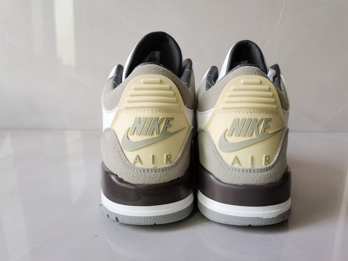 Sail and Grey Air Jordan 3 Retro SP Sneakers - product image from the listing.