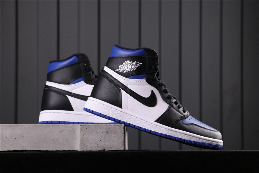 Air Jordan 1 High OG Court Sneakers in Purple 555088-041 - product image from the listing.