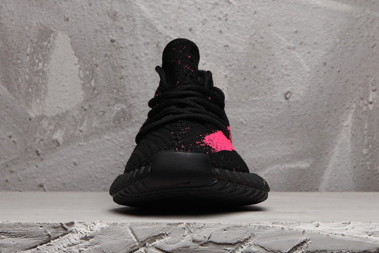 Yeezy Boost 350 V2 Sneakers in Black Pink - product image from the listing.