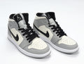Jordan 1 High Dior-Inspired Sneakers in Grey White Black - product image from the listing.