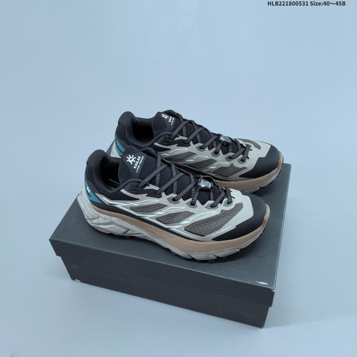 KAILAS C4 Low-Top Trail Running Shoes, in Gray and Black - product image from the listing.