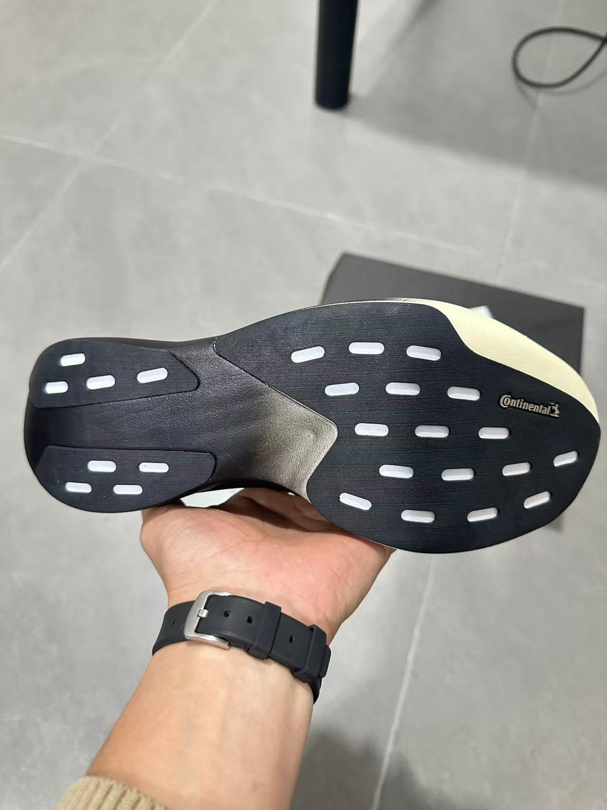 Adidas Lightstrike Pro Running Shoes in Black Silver KH8289 - product image from the listing.
