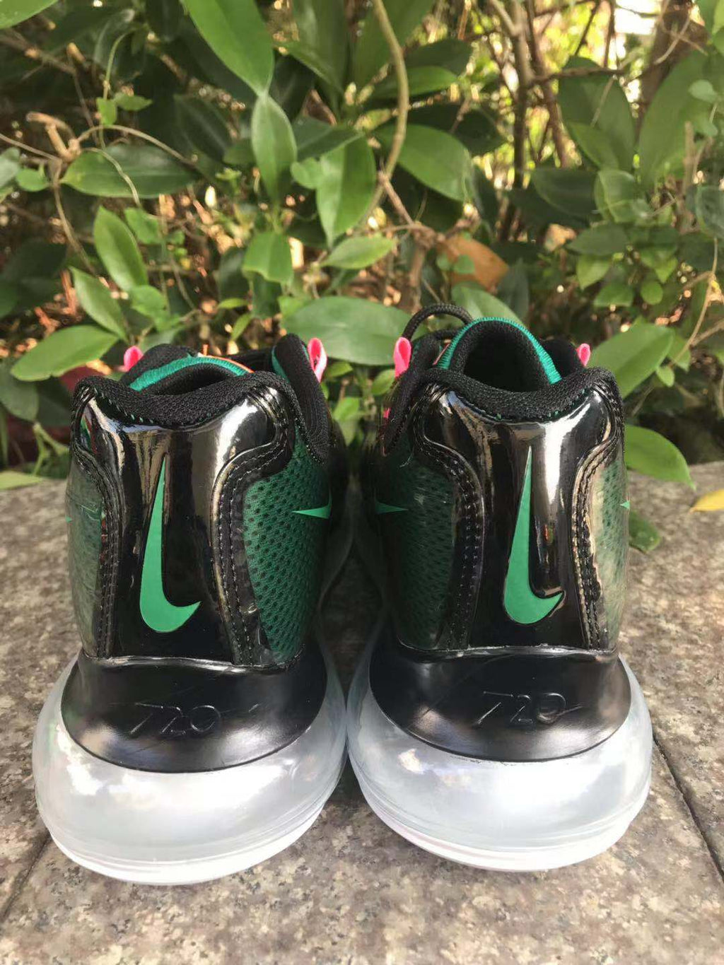 Nike Air Max 720 Sneakers in Green, in Black and Pink - product image from the listing.