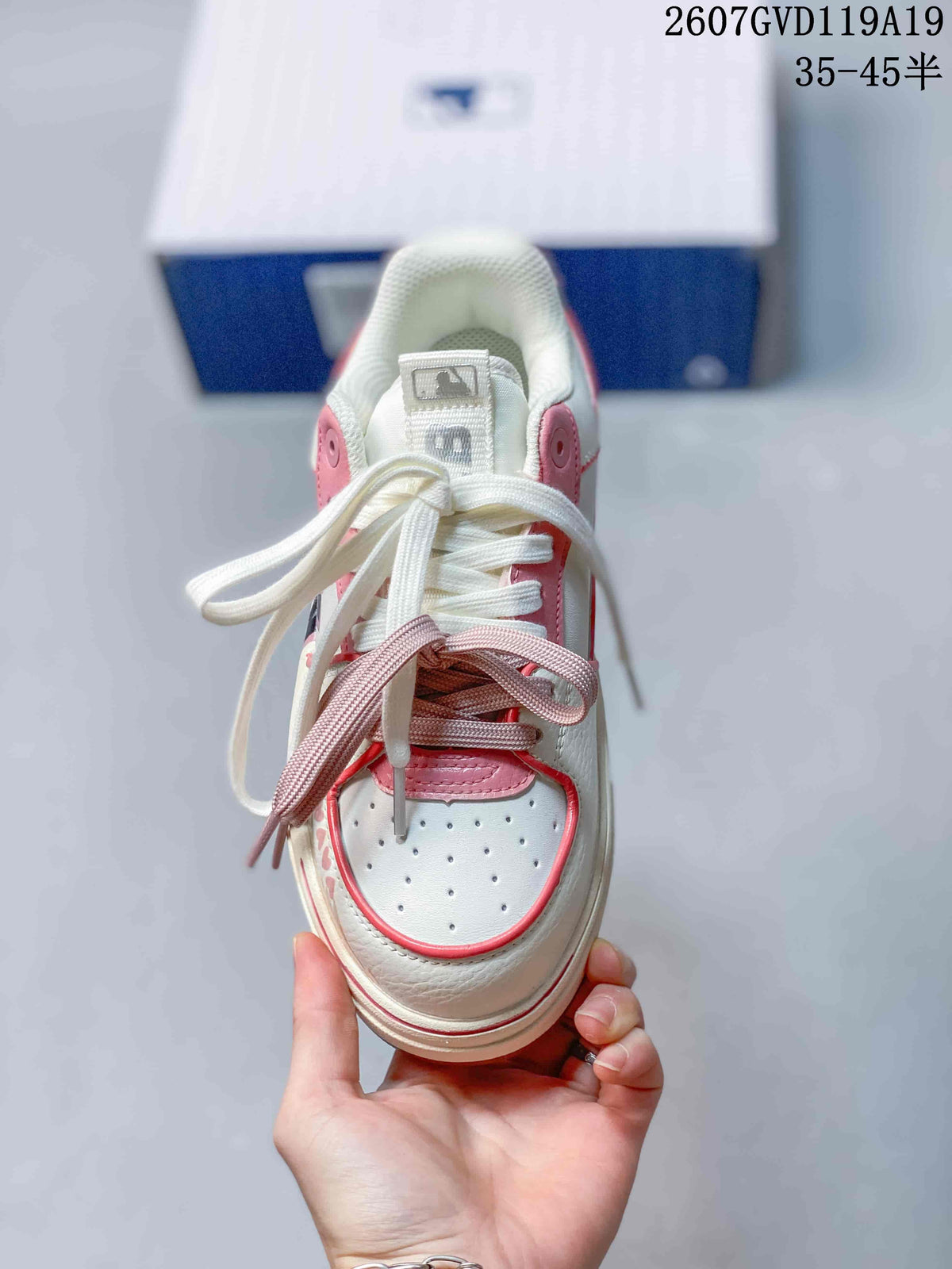 MLB Chunky Liner Low-Top Sneakers in Pink 2607GVD119A19 - product image from the listing.