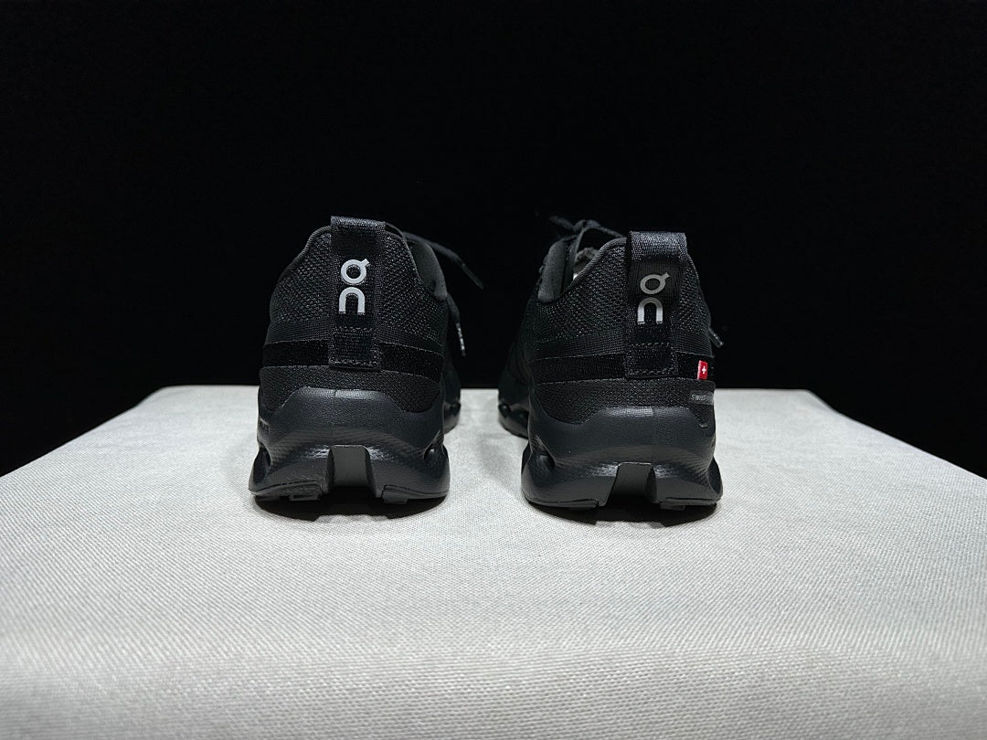 On Cloudsurfer Trail Trail Running Shoes in Black - product image from the listing.