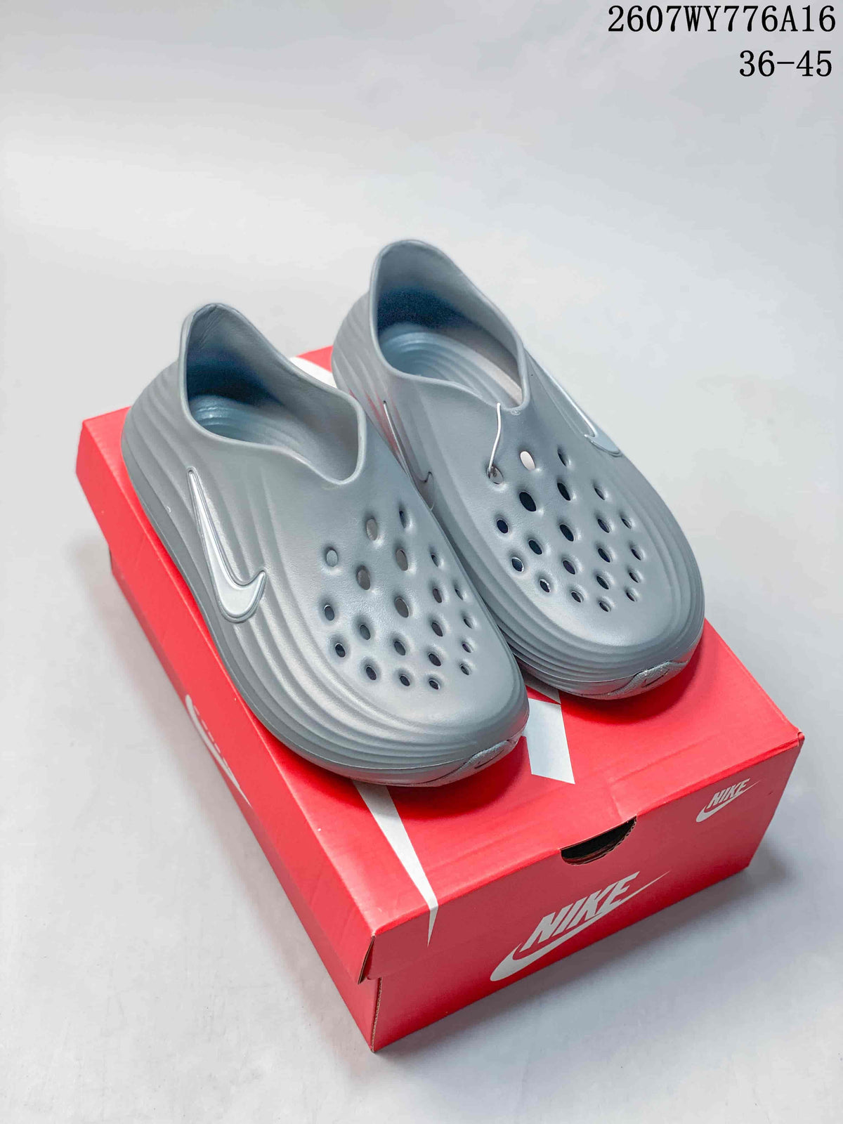 Nike ReactX Rejuven8 Clog in Gray 2607WY776A16 - product image from the listing.