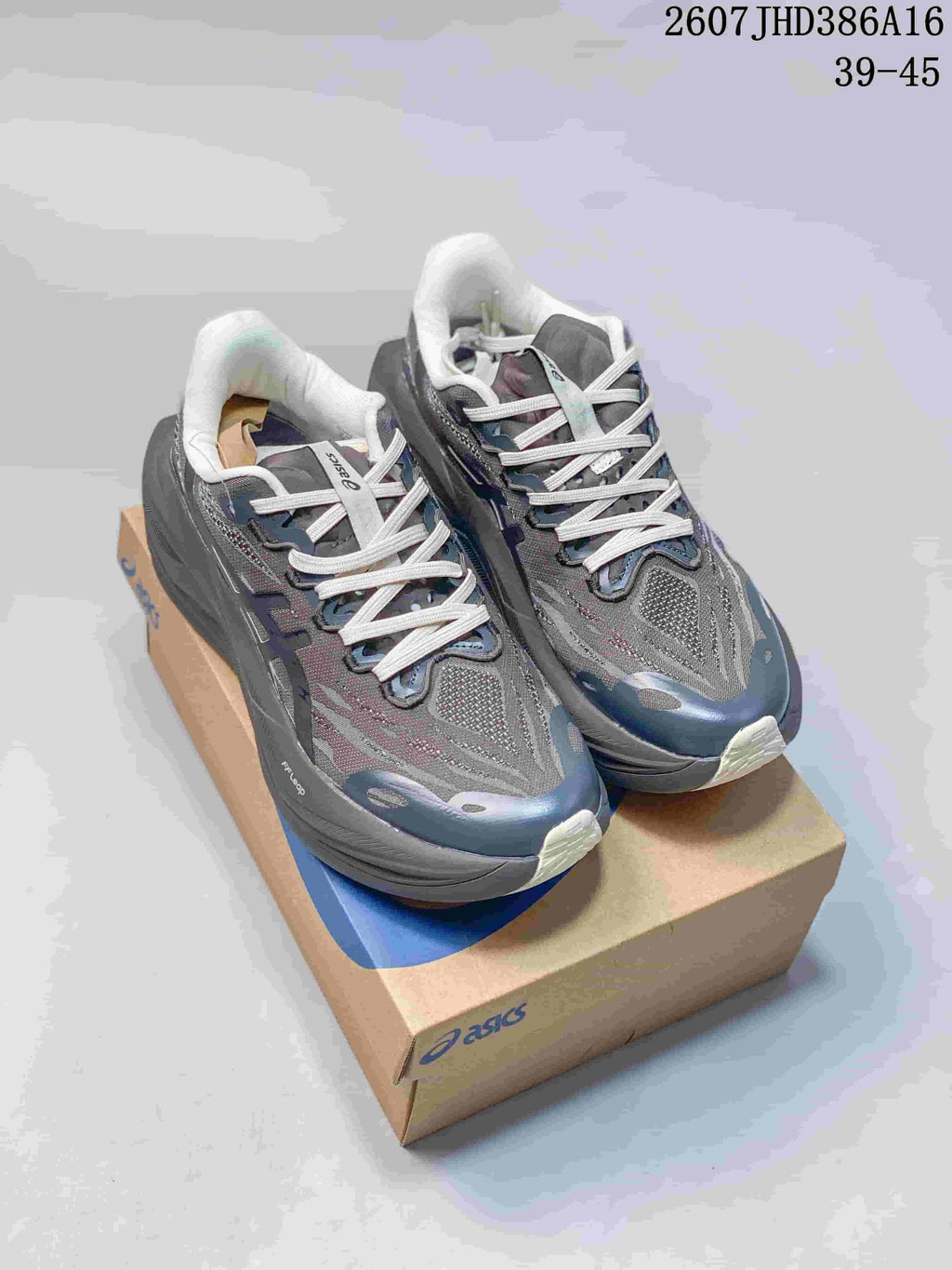 ASICS SUPERBLAST 3 Running Sneakers in Gray and White - product image from the listing.