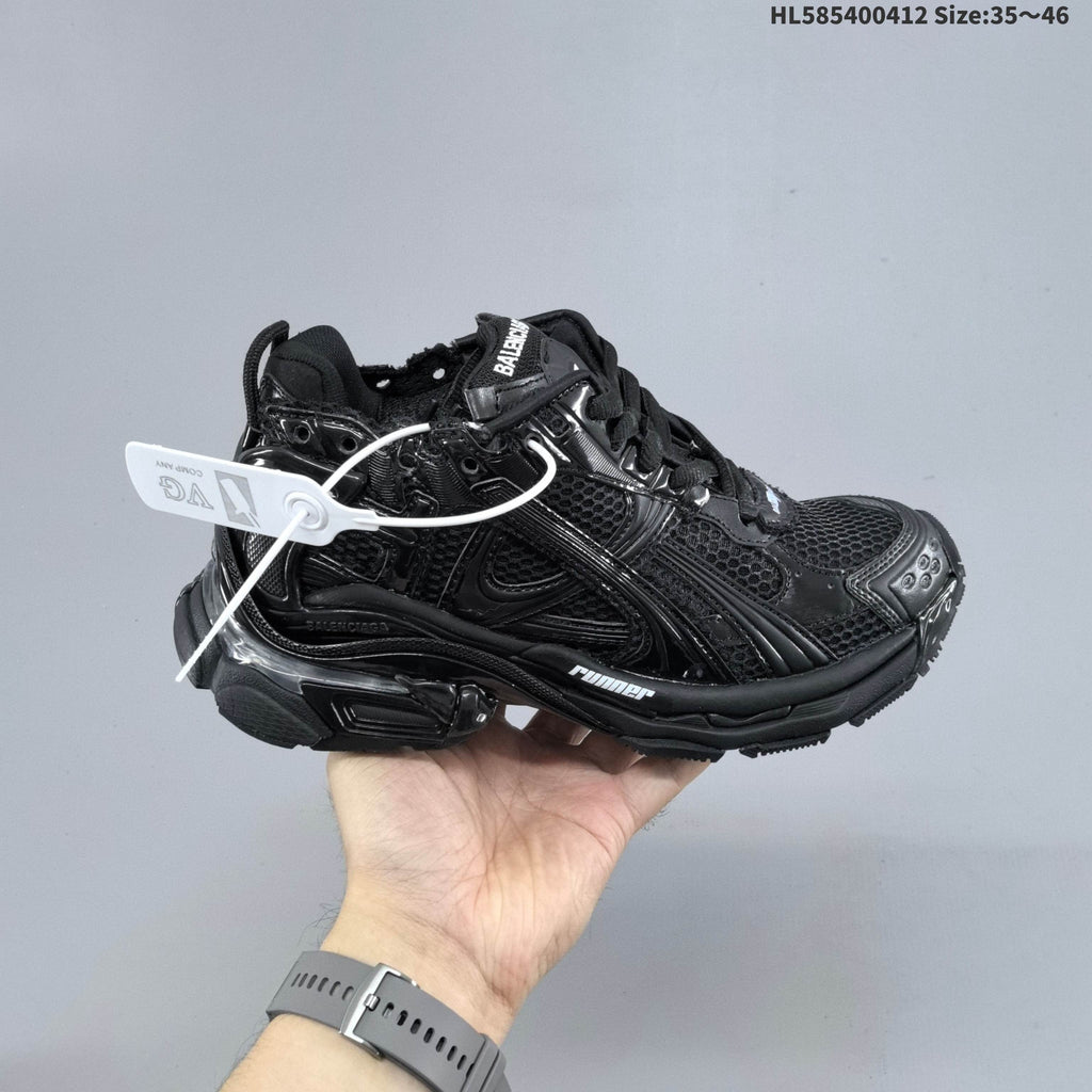 Black Balenciaga Runner Sneakers - product image from the listing.