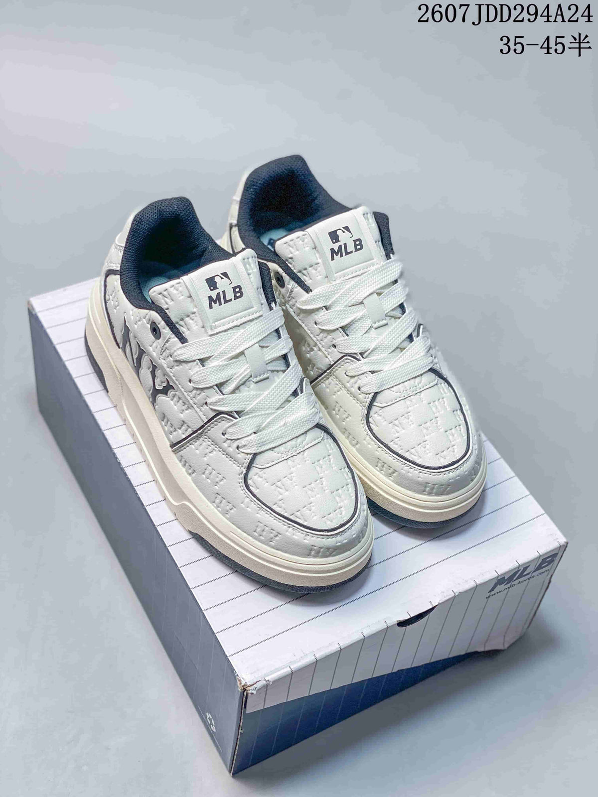 MLB Chunky Liner MID Trainers White and Lavender - product image from the listing.