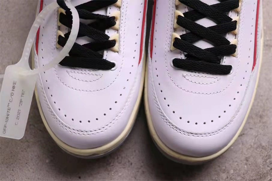 Air Jordan 2 Low SP White Red DM7866-140 - product image from the listing.