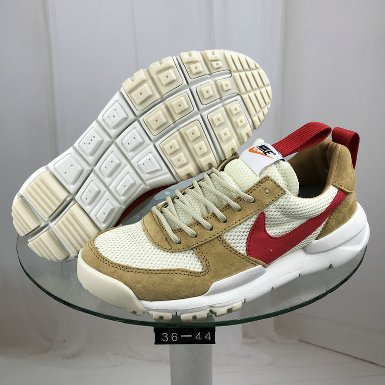 NikeCraft Mars Yard TS 2.0 Sneakers in Tan, in Red and White - product image from the listing.