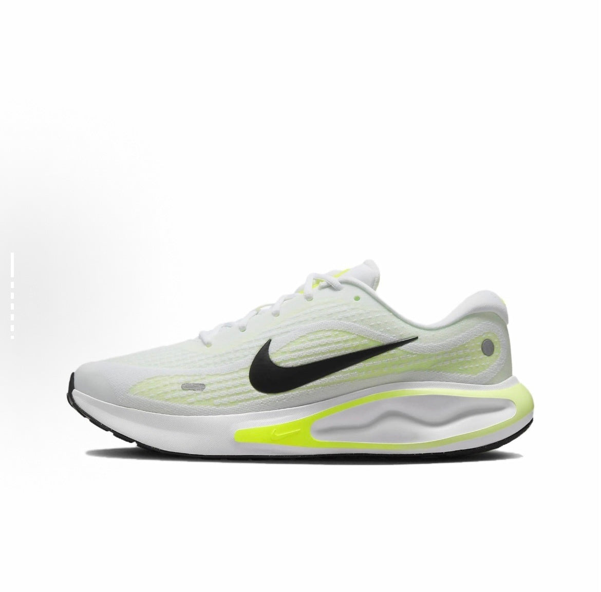 Nike Journey Run Road Running Shoes in White Volt FN0228-700 - product image from the listing.