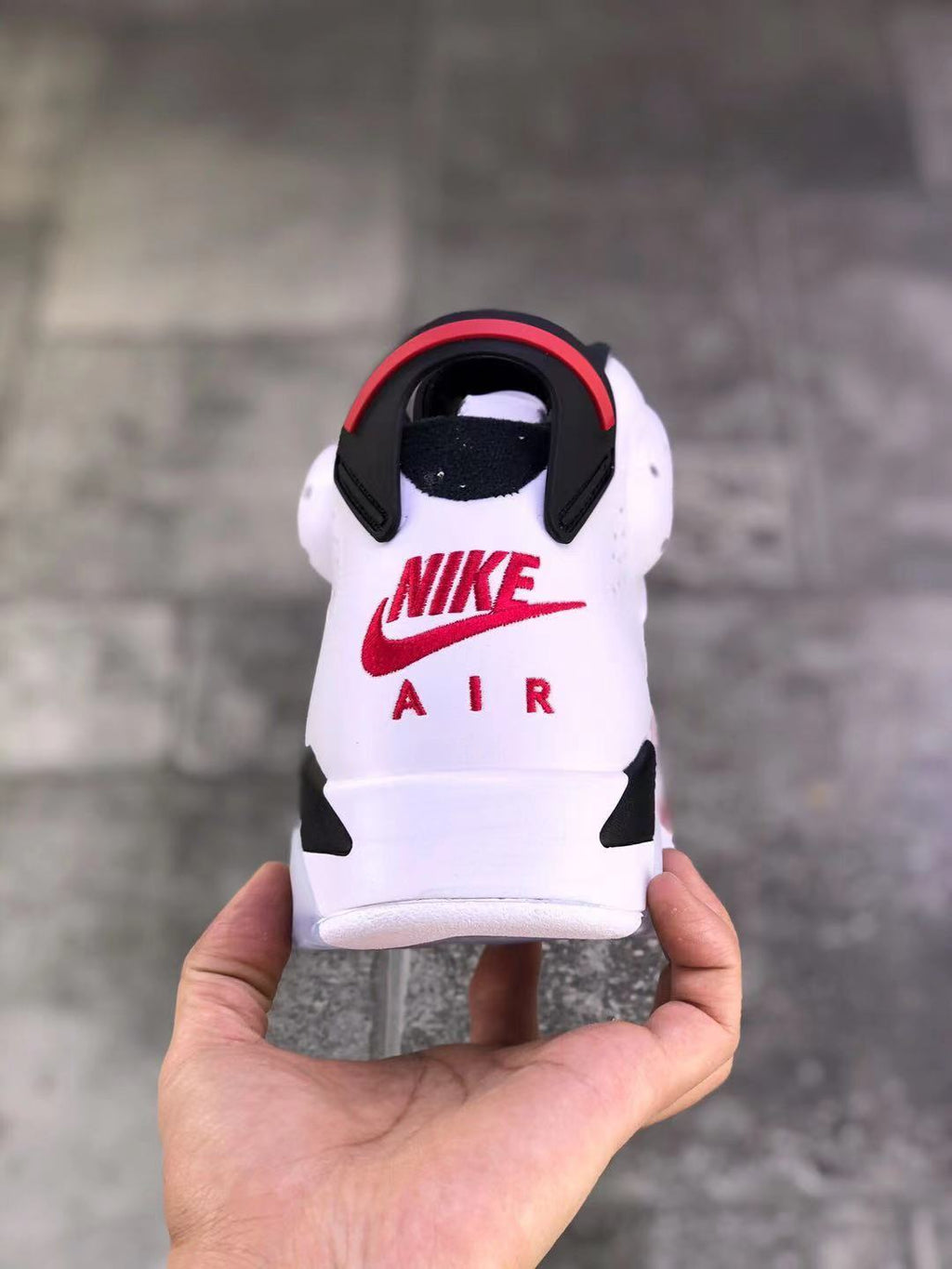 Air Jordan 6 Gatorade Sneakers Red White CT8529-106 - product image from the listing.