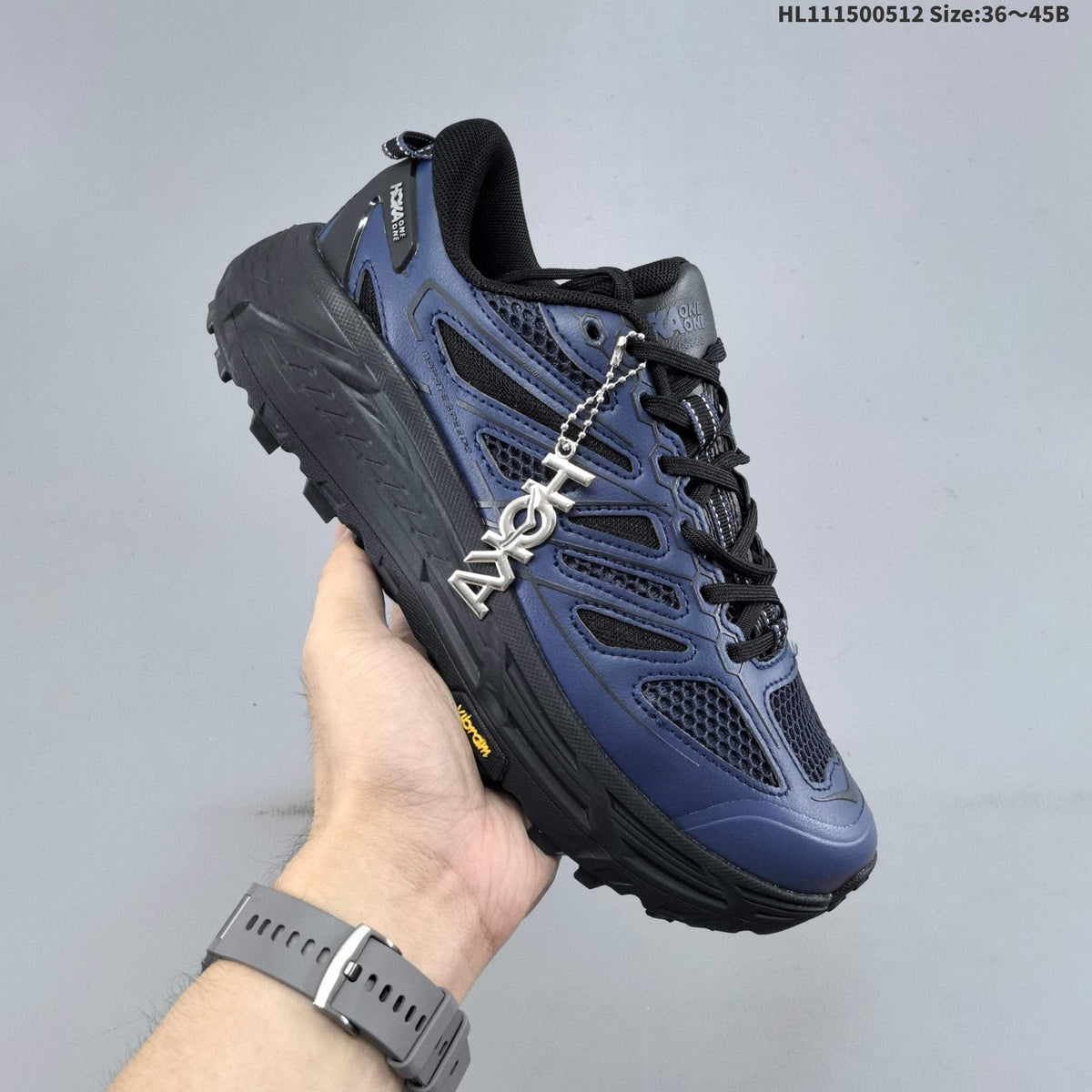 HOKA Mafate Speed TS Low Trail Running Shoes, in Navy - product image from the listing.
