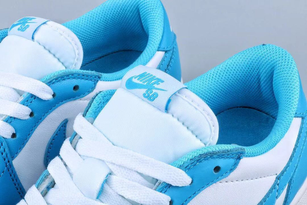 UNC Blue and White Sneakers 401 - Jordan 1 Low SB - product image from the listing.