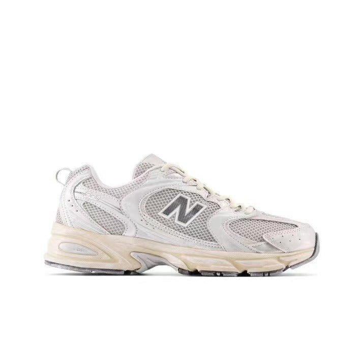 White and Grey New Balance MR530VS Sneakers - product image from the listing.