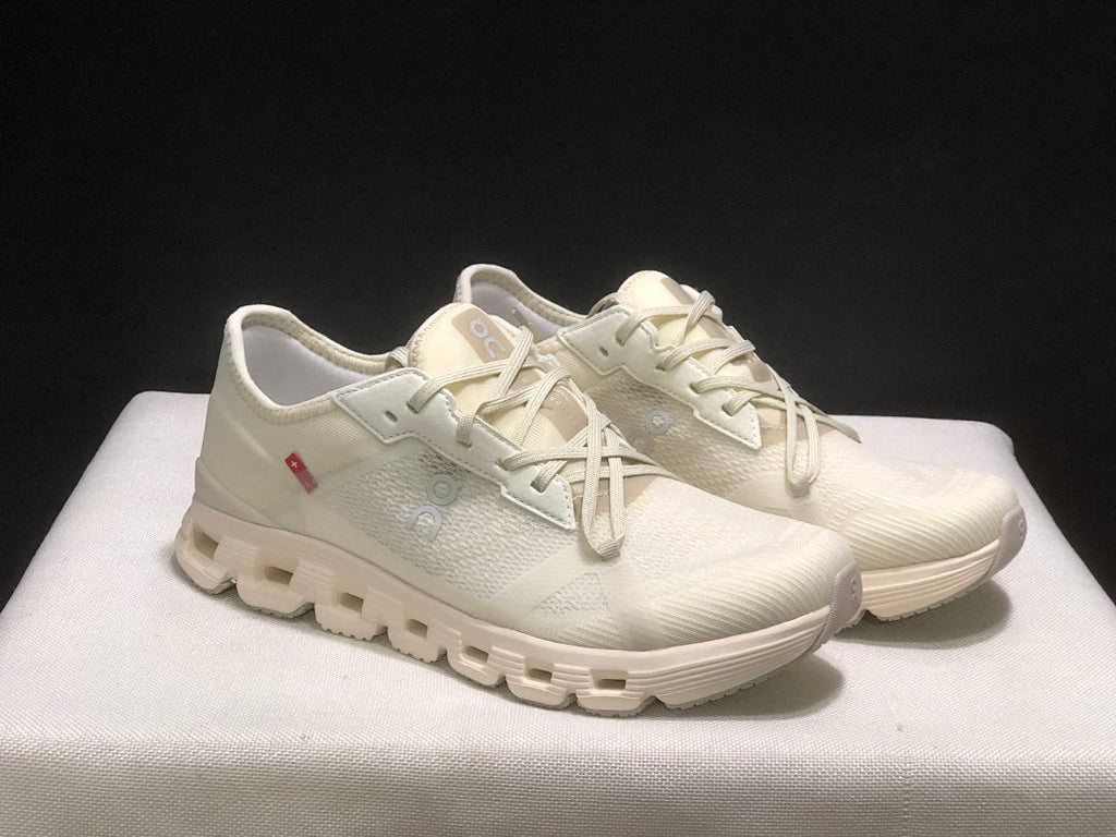On Cloud X 4 AD Trainers in Ghost and Dew - product image from the listing.