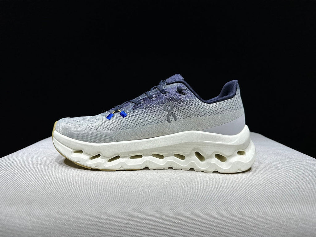 Light Gray and Ivory On Cloudtilt Sneakers - product image from the listing.