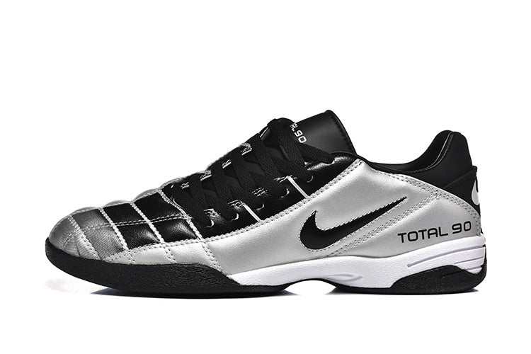 Nike Total 90 Indoor Soccer Shoes in Black Silver - product image from the listing.