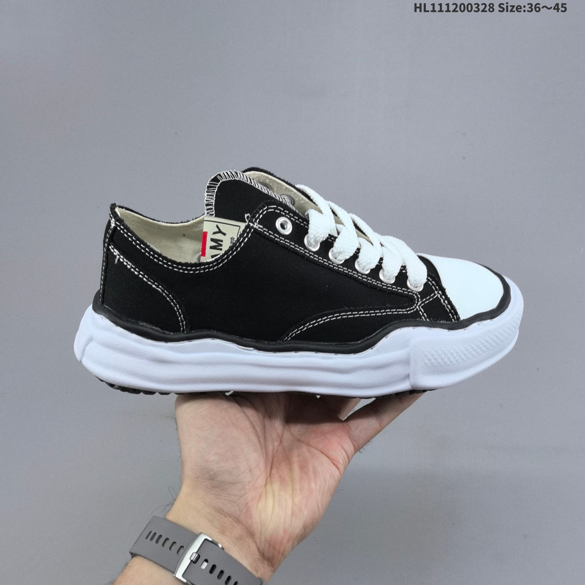 Maison MIHARA YASUHIRO Original Sole Canvas Low Trainers - product image from the listing.