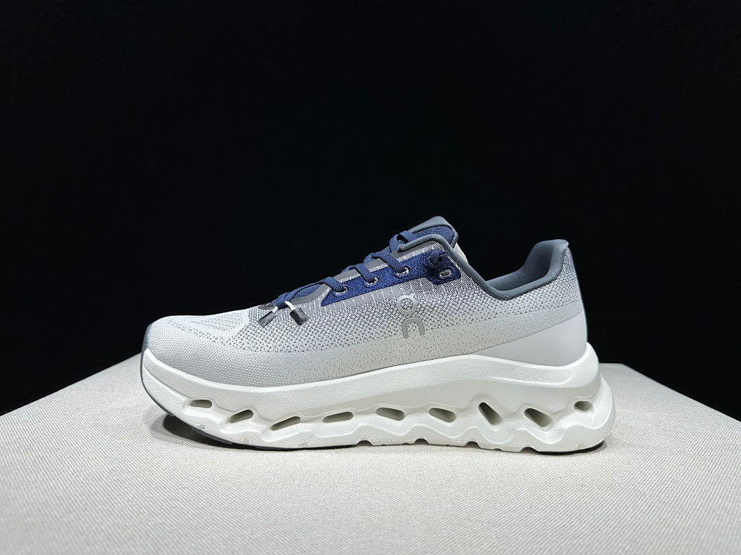 White and Navy On Cloudtilt Sneakers - product image from the listing.